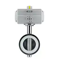 Pneumatic Sanitary Wafer Butterfly Valve